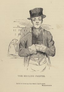 Kenny Meadows: The English Pauper (gravura) de Joseph Kenny (after) Meadows