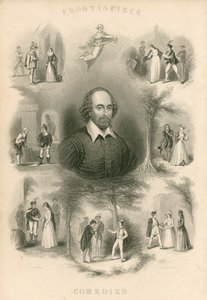Comédias de Shakespeare - Frontispício de Joseph Kenny Meadows