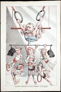 Puck quer "um homem forte à frente do governo" - mas não este tipo, 1880