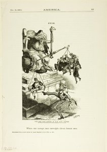 O poder de um homem só no nosso sistema de júri, de Puck de Joseph Keppler