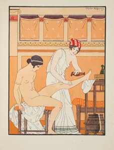 E ungi-lo com rosa perfumada, ilustração de &39;The Works of Hipócrates&39;, 1934