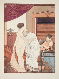 Sons no peito, ilustração de &39;The Works of Hipócrates&39;, 1934 de Joseph Kuhn Regnier