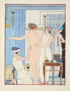 Massagem médica, ilustração de &39;The Works of Hippocrates&39;, 1934