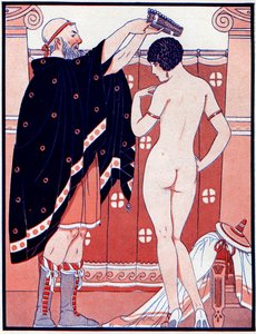 Três prêmios femininos - Prêmio de beleza - ilustração de la Vie Parisienne, 1929 de Joseph Kuhn Regnier