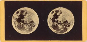 "A Lua", 1860 (foto) de Joseph L. Bates