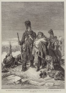 Um episódio do retiro de Moscou de Joseph Louis Hippolyte Bellange