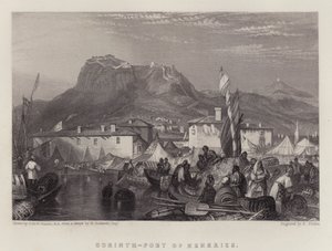 Corinto, Porto de Kenkries (cor litho)