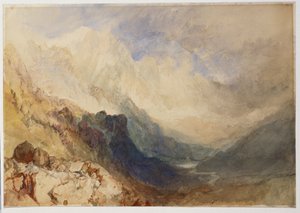 Uma cena no Val d "Aosta de Joseph Mallord William Turner