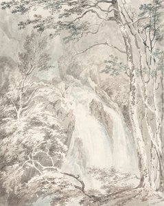 Uma cascata de Joseph Mallord William Turner