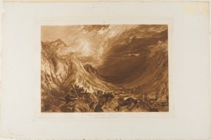 Ben Arthur, placa 69 do Livro de Estudos de Joseph Mallord William Turner