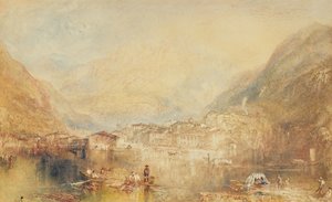Brunnen do lago de Lucerna, 1845 de Joseph Mallord William Turner
