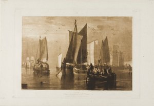 Calma, placa 44 do Livro de Estudos de Joseph Mallord William Turner