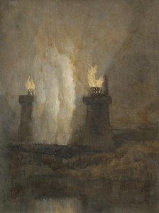 Carron Iron Works, c.1800 de Joseph Mallord William Turner