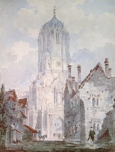 Igreja de Cristo, Oxford, 1795 de Joseph Mallord William Turner