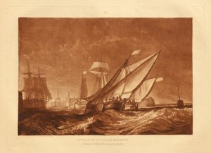 Entrada do porto de Calais de Joseph Mallord William Turner