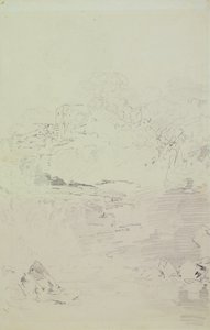 Falls of the Clyde, c.1801 (lápis sobre papel) de Joseph Mallord William Turner