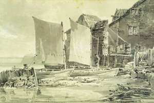 Fisherman&39;s Cottage, Dover de Joseph Mallord William Turner
