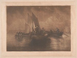 Pesca da solha, Battersea de Joseph Mallord William Turner