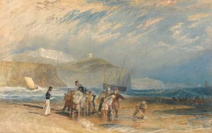 Porto de Folkestone e costa até Dover de Joseph Mallord William Turner