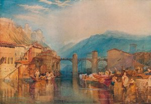 Ponte de Grenoble, 1824 de Joseph Mallord William Turner