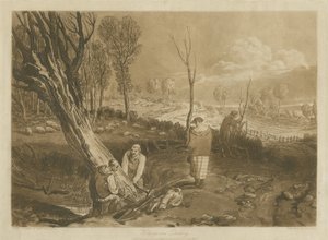 Cobertura e afundamento, c.1860 de Joseph Mallord William Turner