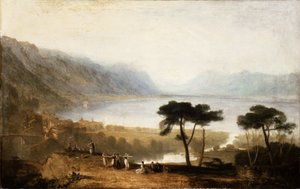 Lago de Genebra visto de Montreux de Joseph Mallord William Turner