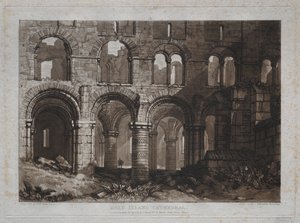 Liber Studiorum: Catedral da Ilha Sagrada de Joseph Mallord William Turner