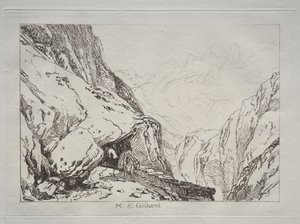 Estudos são livres: Mt. St. Gothard. de Joseph Mallord William Turner