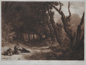 Livro de Estudos: Prócris e Céfalo de Joseph Mallord William Turner