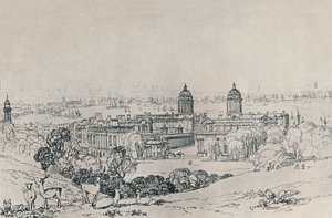 Londres do parque de Greenwich, c1809, 1923 de Joseph Mallord William Turner