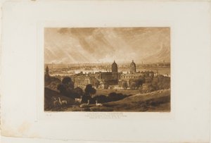 Londres de Greenwich, placa 26 de Liber Studiorum de Joseph Mallord William Turner