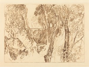 Moinho perto do Grand Chartreuse de Joseph Mallord William Turner