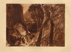 Moinho perto da Grande Chartreuse de Joseph Mallord William Turner
