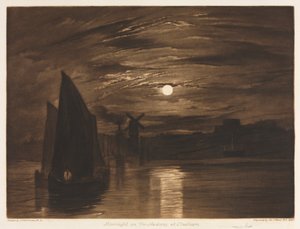 Luar no Medway em Chatham, 1920. de Joseph Mallord William Turner