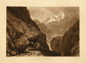 Monte de São Gotardo de Joseph Mallord William Turner