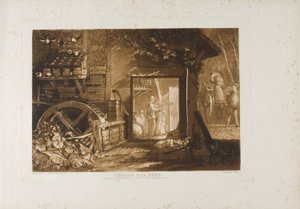 Pembury Mill, Kent, placa 12 do Liber Studiorum de Joseph Mallord William Turner