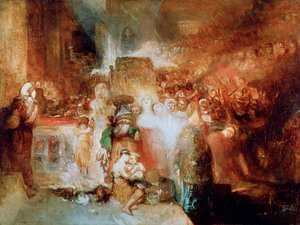 Pilatos lavando as mãos, 1830 de Joseph Mallord William Turner