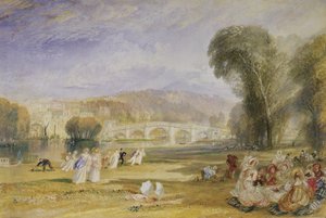 Colina de Richmond e ponte, Surrey, c.1828-9
