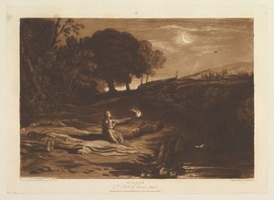 Rispah, 2º Livro de Samuel, Capítulo 21 Liber Studiorum, parte IX, placa 46, 23 de abril de 1812. de Joseph Mallord William Turner
