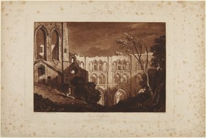 Abadia de Rievaulx, Yorkshire de Joseph Mallord William Turner
