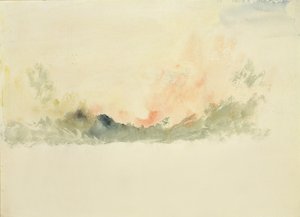 Estudo do céu de Joseph Mallord William Turner
