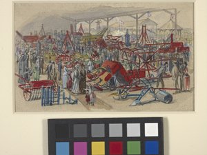 State Fair (aguarela sobre lápis em papel não branco) de Joseph Mallord William Turner