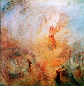 O anjo em pé no sol, 1846 de Joseph Mallord William Turner