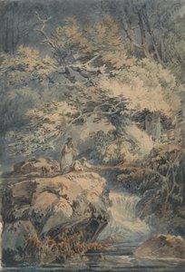 O pescador à linha de Joseph Mallord William Turner