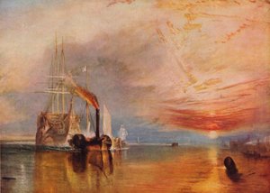 O Temeraire de Combate, 1839. de Joseph Mallord William Turner