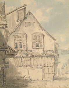 A estalagem "Coração de Carvalho", c.1794 (aguarela sobre papel) de Joseph Mallord William Turner