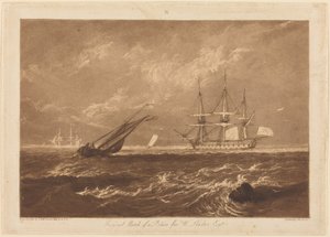 A marinha Leader de Joseph Mallord William Turner