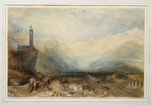 O Passo Splugen, c.1842-43 de Joseph Mallord William Turner
