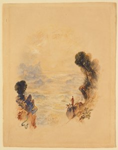 A tentação de Cristo no monte de Joseph Mallord William Turner