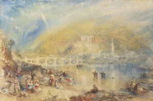 Vista de Heidelberg com um arco-íris de Joseph Mallord William Turner